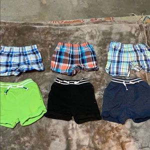 🔥🔥 Lot of 6 baby boy shorts